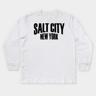 Salt City, New York Kids Long Sleeve T-Shirt